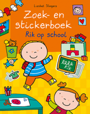 Zoek- en stickerboek Rik op school