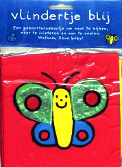 Vlindertje blij