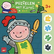 PUZZELEN MET KAREL (Kom, draakje!) 4-IN-1-PUZZEL