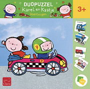 Duopuzzel Karel en Kaatje. Voertuigen